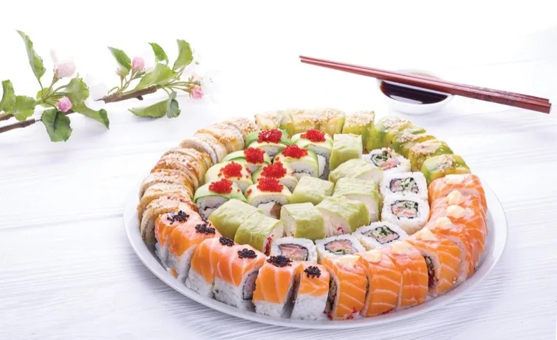 Sushi platter