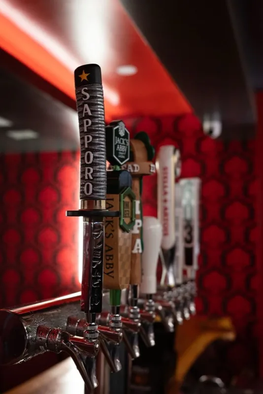 Sapporo on draft at Tama bar